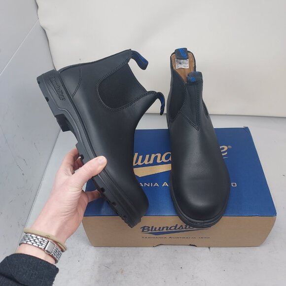 Blundstone MENS Thermal Shearling Waterproof Black Chelsea Hiking Boot